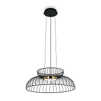 Светильник подвесной LED Citrus FR5398PL-L6B Freya чёрный на 1 лампу, основание чёрное в стиле современный 