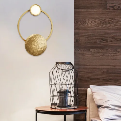 Бра Gioielli 01 Giopato Coombes 148131-22 ImperiumLoft белый на 2 лампы, основание латунь в стиле современный фото 2