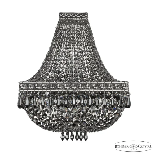 Бра 19272B/H1/35IV NB R781 Bohemia Ivele Crystal чёрный на 4 лампы, основание никель в стиле классический sp