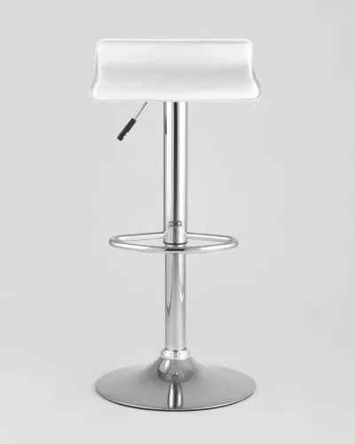 Стул барный hi-tec NEW, белый NP УТ000037630 Stool Group, белый/экокожа, ножки//хром, размеры - 630*830***395*395 фото 2