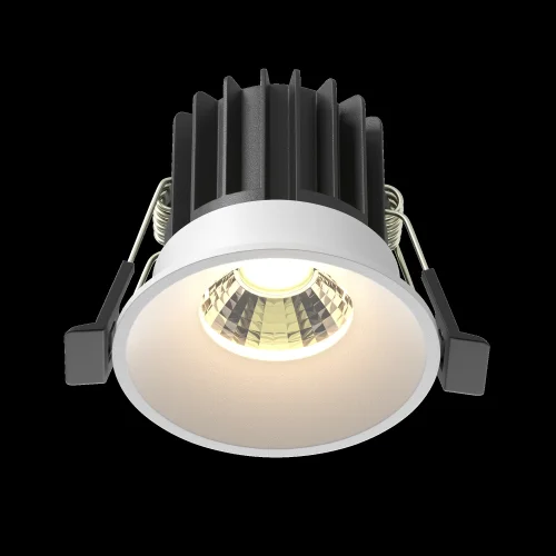 Светильник точечный LED Round DL058-7W3K-W Maytoni белый на 1 лампу, основание белое в стиле современный фото 8