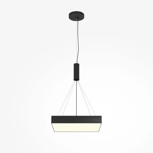 Светильник потолочный LED Zon C032CL-45W3K-SQ-B Maytoni белый на 1 лампу, основание чёрное в стиле современный фото 9