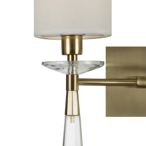 Бра Bianco MOD224WL-02BS Maytoni белый на 2 лампы, основание латунь в стиле классический современный  фото 4