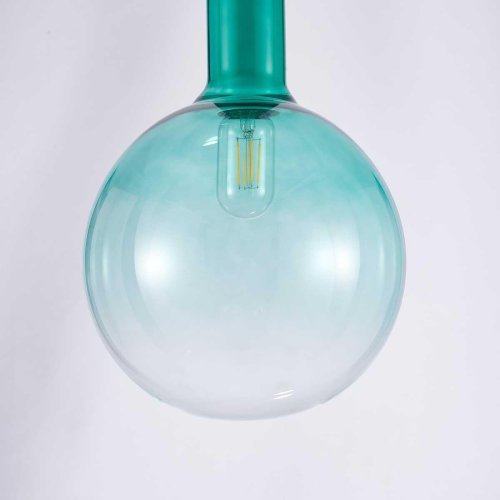 Светильник подвесной Alba 4101-1P Favourite прозрачный 1 лампа, основание белое в стиле современный шар фото 5
