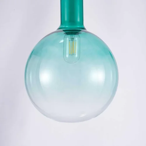 Светильник подвесной Alba 4101-1P Favourite прозрачный 1 лампа, основание белое в стиле современный шар фото 5