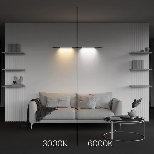 Светильник Basis для штанговой системы освещения Axity 3000-6000К 12Вт 120° C100CL-L500-12W3-6K-B Maytoni чёрный для шинопроводов серии Axity Maytoni чёрный фото 5