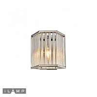 Бра Rich W9509-1 NIC iLamp прозрачный 1 лампа, основание никель в стиле современный 