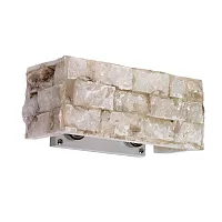 Бра CARRARA AP2 Ideal Lux бежевый на 2 лампы, основание хром в стиле современный 