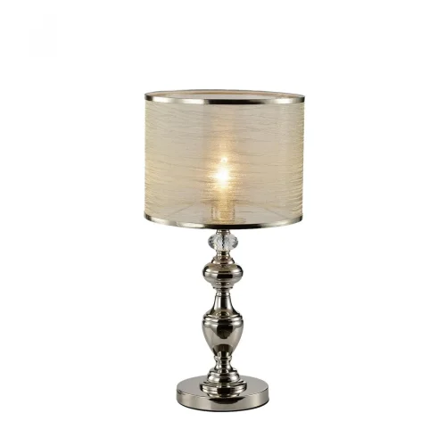 Настольная лампа Coresia SL1750.104.01 ST-Luce золотая бежевая 1 лампа, основание никель металл стекло в стиле классический 