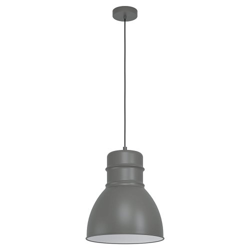 Светильник подвесной Ebury 43622 Eglo серый 1 лампа, основание серое в стиле лофт современный 