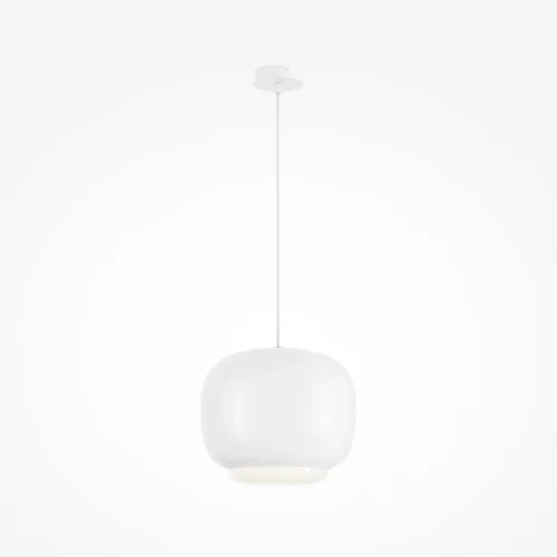 Светильник подвесной LED Brio MOD466PL-L12W3K Maytoni белый на 1 лампу, основание белое в стиле современный фото 3