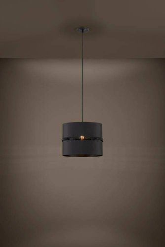Светильник подвесной Paraguaio 390033 Eglo чёрный 1 лампа, основание чёрное в стиле современный  фото 2