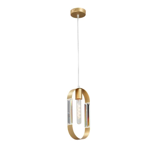 Светильник подвесной V4985-8/1S Vitaluce без плафона 1 лампа, основание золотое в стиле арт-деко 