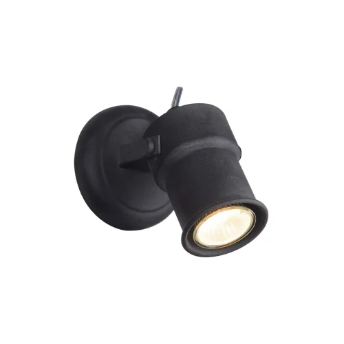 Спот с 1 лампой лофт Arcu 2026-1W Favourite чёрный GU10 в стиле лофт 