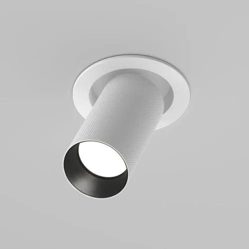 Светильник точечный Artisan C081CL-01-GU10-W Maytoni белый на 1 , основание белое в стиле хай-тек современный трубочки фото 3