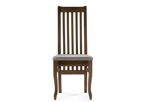 Деревянный стул Арлет Tenerife stone / орех 543605 Woodville, серый/ткань, ножки/массив бука дерево/орех, размеры - ****450*550 фото 2
