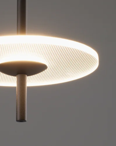 Светильник подвесной LED Ella V10881-PL Moderli белый 1 лампа, основание чёрное в стиле современный  фото 4
