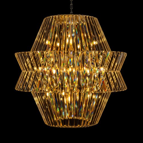 Люстра подвесная Милагро / Milagro 10578/850 LOFT IT прозрачная на 20 ламп, основание никель в стиле современный фото 4 Люстра подвесная Милагро / Milagro 10578/850 LOFT IT прозрачная на 20 ламп, основание никель в стиле современный фото 4