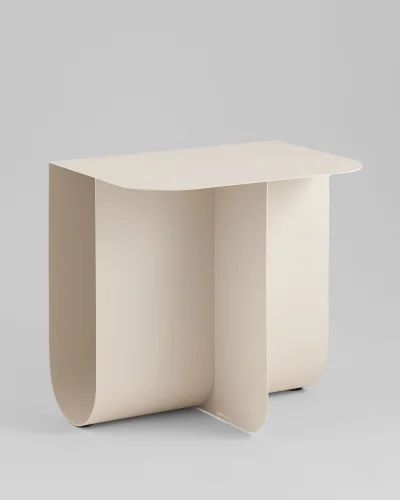 Журнальный столик Laure, металл, светло-серый УТ000041897 Stool Group столешница из фото 2