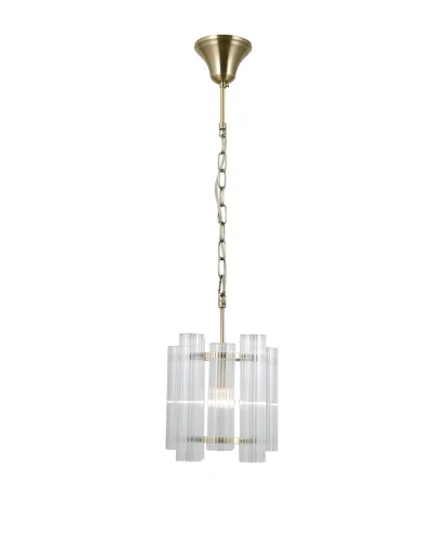Светильник подвесной Monte V10775-1P Moderli прозрачный 1 лампа, основание бронзовое в стиле классический современный  фото 2
