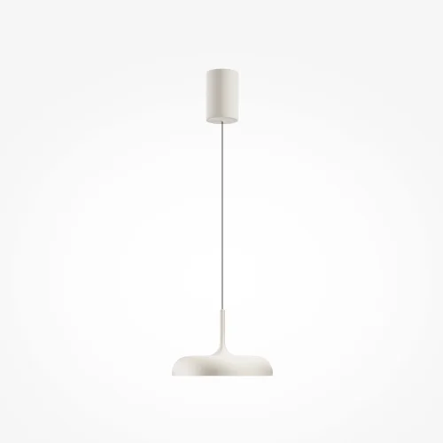 Светильник подвесной LED Gerhard MOD189PL-L30W3K Maytoni белый на 1 лампу, основание белое в стиле современный фото 4