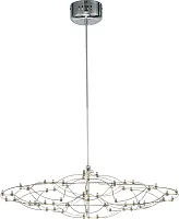 Светильник подвесной LED Thinner 4305-6P Favourite хром на 1 лампу, основание хром в стиле арт-деко 