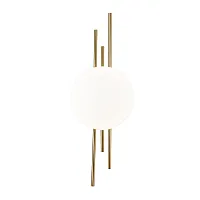 Бра LED Astro V000044L Indigo белый на 1 лампу, основание бронзовое в стиле современный хай-тек 