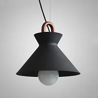 Светильник подвесной OMG COIL C черный 185366-26 ImperiumLoft чёрный 1 лампа, основание медь в стиле современный скандинавский 