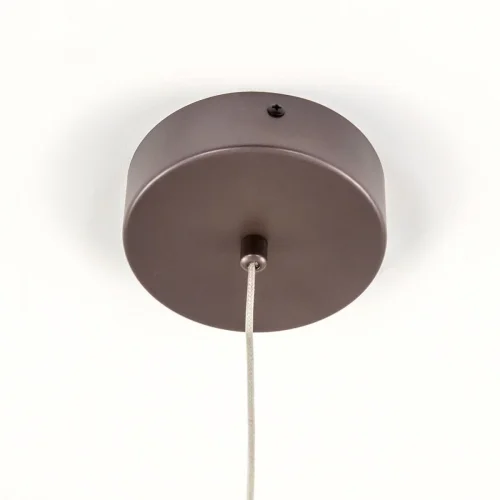 Светильник подвесной LED Паркер CL225B215 Citilux белый 1 лампа, основание коричневое в стиле современный квадраты фото 4