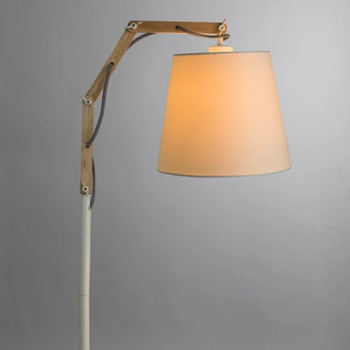 Торшер напольный  PINOCCIO  A5700PN-1WH Arte Lamp  белый 1 лампа, основание белое в стиле современный
 фото 2