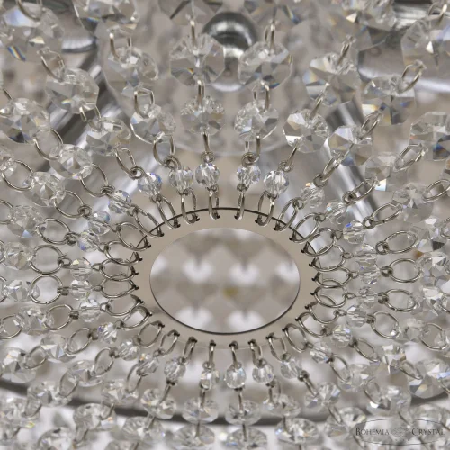 Люстра потолочная 19291/45NZ/S Ni Bohemia Ivele Crystal прозрачная на 6 ламп, основание никель в стиле классический r фото 4