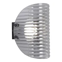 Бра LED LSP-7509 Lussole серый на 1 лампу, основание чёрное в стиле современный 