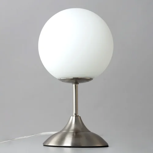 Настольная лампа Томми CL102814 Citilux белая 1 лампа, основание матовое хром металл в стиле современный  фото 4