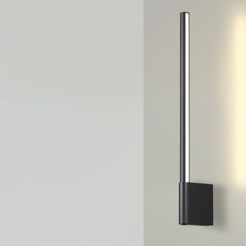 Бра с выключателем LED Fermo 359311 Novotech чёрный на 1 лампу, основание чёрное в стиле хай-тек отражённый свет фото 4