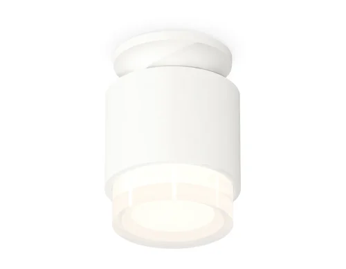 Светильник накладной Techno spot XS7510045 Ambrella light белый 1 лампа, основание белое в стиле современный хай-тек круглый