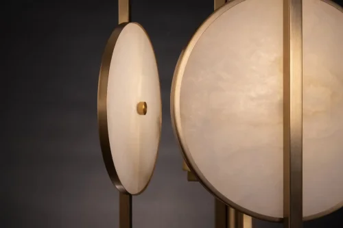 Светильник подвесной Marmo MOD099PL-03G Maytoni белый золотой 3 лампы, основание золотое в стиле современный  фото 3