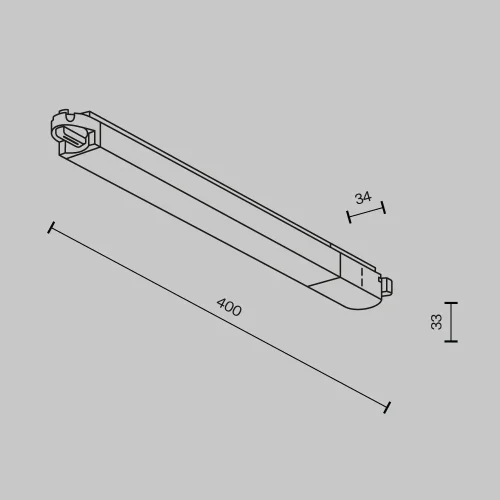 Трековый светильник LED Single phase track system TR000-1-12W4K-W Maytoni белый для шинопроводов серии Single phase track system белый фото 9