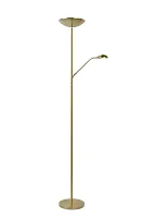 Торшер LED Zenith 19791/24/02 Lucide для чтения матовый золото на 1 лампу, основание матовое золото в стиле современный 