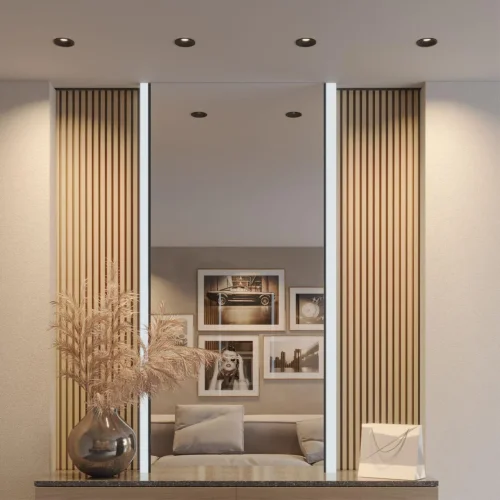 Светильник точечный Nova 359849 Novotech чёрный на 1 лампу, основание чёрное в стиле хай-тек круглый фото 3