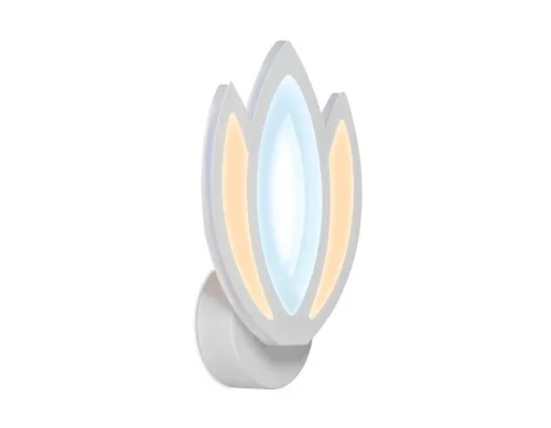 Бра LED Acrylica Original FA453 Ambrella light белый на 1 лампу, основание белое в стиле современный хай-тек фото 2