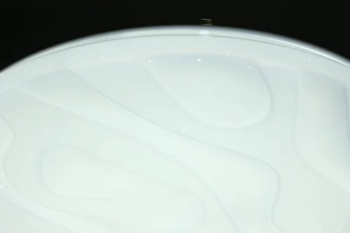 Люстра с пультом LED Canaglia OML-47607-60 Omnilux белая на 1 лампа, основание белое в стиле хай-тек с пультом фото 3