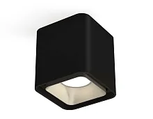Светильник накладной XS7841003 Ambrella light чёрный 1 лампа, основание чёрное в стиле модерн хай-тек квадратный