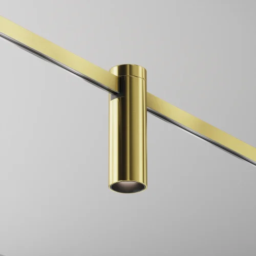 Трековый светильник Focus Led Flarity 4000K 5Вт 60° TR143-1-5W4K-W-BS Maytoni латунь для шинопроводов серии Focus LED латунь фото 3