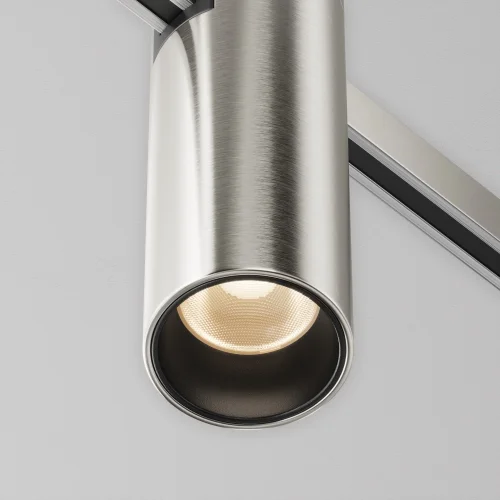 Трековый светильник Focus Led Flarity 3000K 5Вт 60° TR143-1-5W3K-W-PT Maytoni никель для шинопроводов серии Magnetic trаck system Flarity никель фото 2