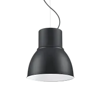 Светильник подвесной BREEZE SP1 BIG Ideal Lux чёрный 1 лампа, основание чёрное в стиле современный 