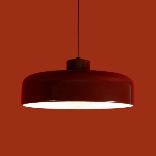 Светильник подвесной Still FR5598PL-02R Freya бордовый на 2 лампы, основание чёрное в стиле современный лофт фото 4