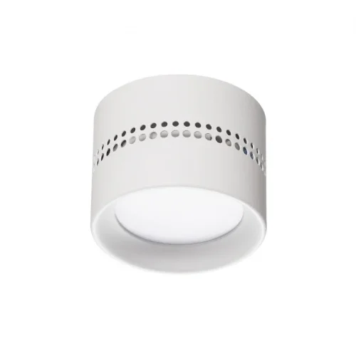 Светильник накладной Real 6609/1C Odeon Light белый на 1 лампу, основание белое в стиле хай-тек отражённый свет