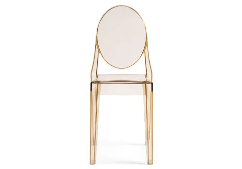 Пластиковый стул Victoria clear brown 15440 Woodville, /, ножки/пластик/бежевый, размеры - ****380* фото 2