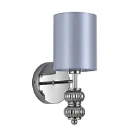 Бра Ilmira 8338/1W Lumion серый на 1 лампу, основание хром в стиле классический 