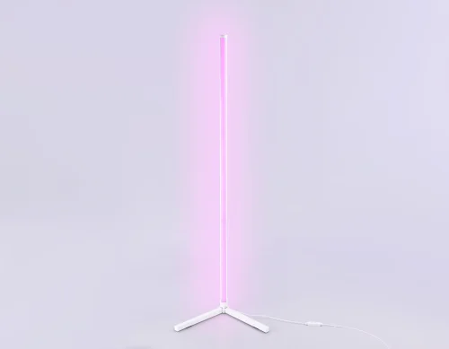 Торшер  LED с пультом FL8020 Ambrella light с пультом белый 1 лампа, основание белое в стиле хай-тек современный
 фото 5